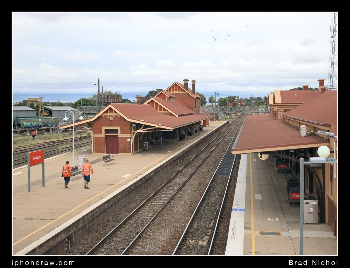 Test image iPhone X telephoto, full frame, Goulburn Railway Station.